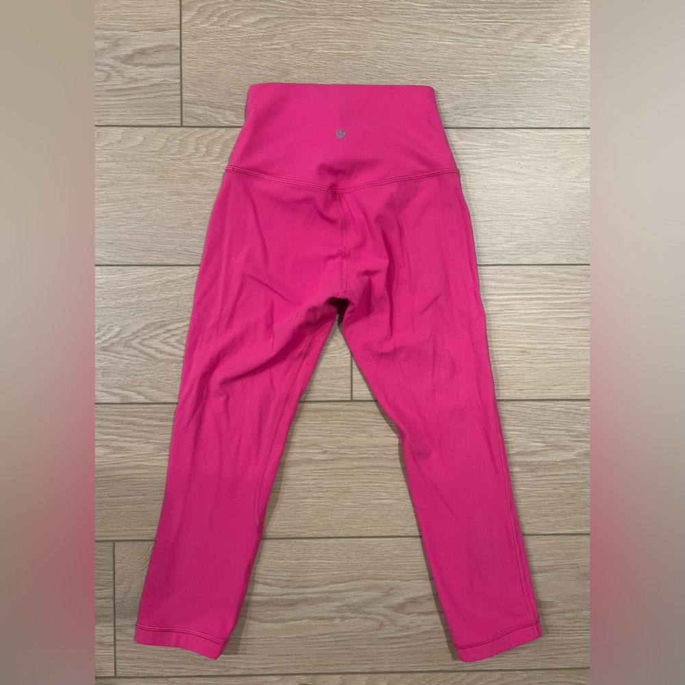 Lululemon Align leggings sonic pink size 4 21” inseam
